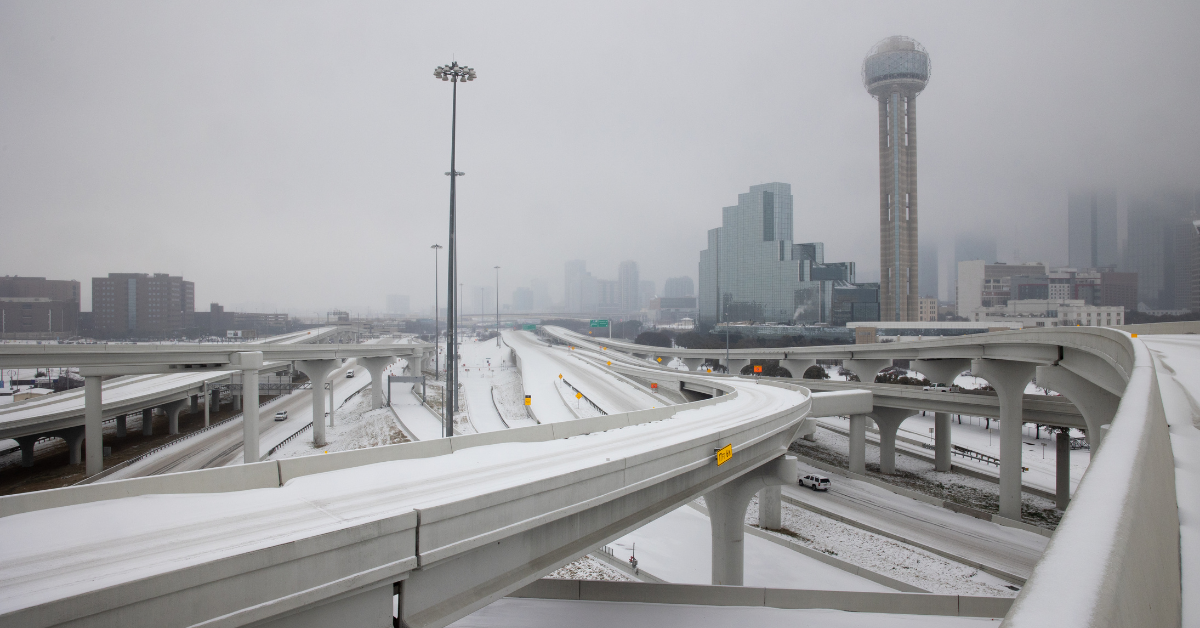 Frozen Texas City