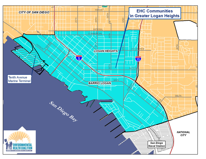 Barrio Logan LoganHts Map